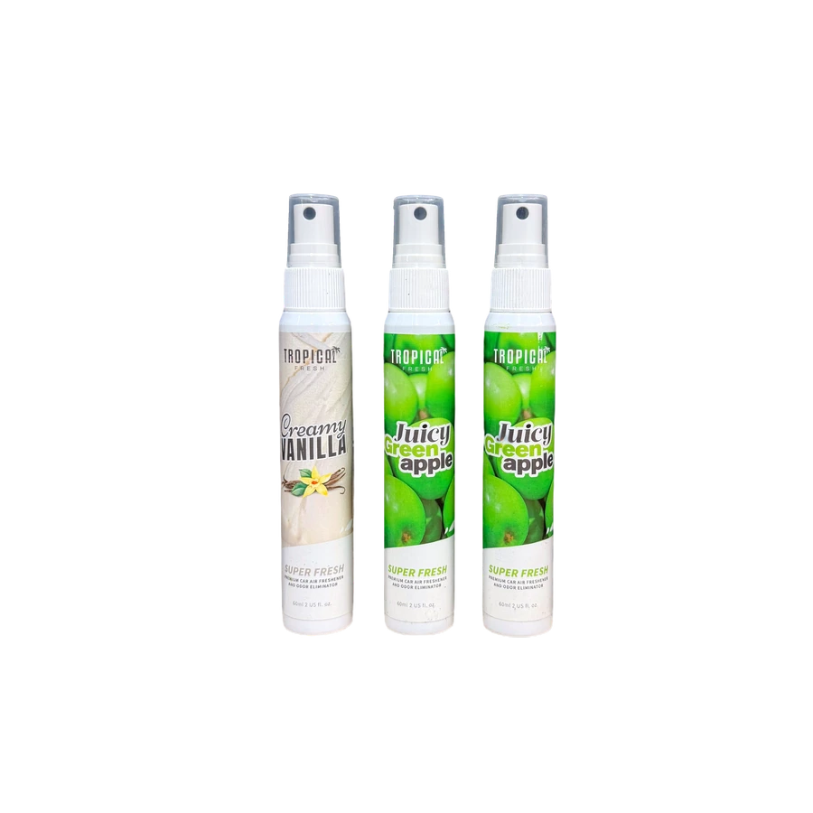 Tropical Fresh 2+1 set (1× Creamy Vanilla + 2× Juicy Green Apple)