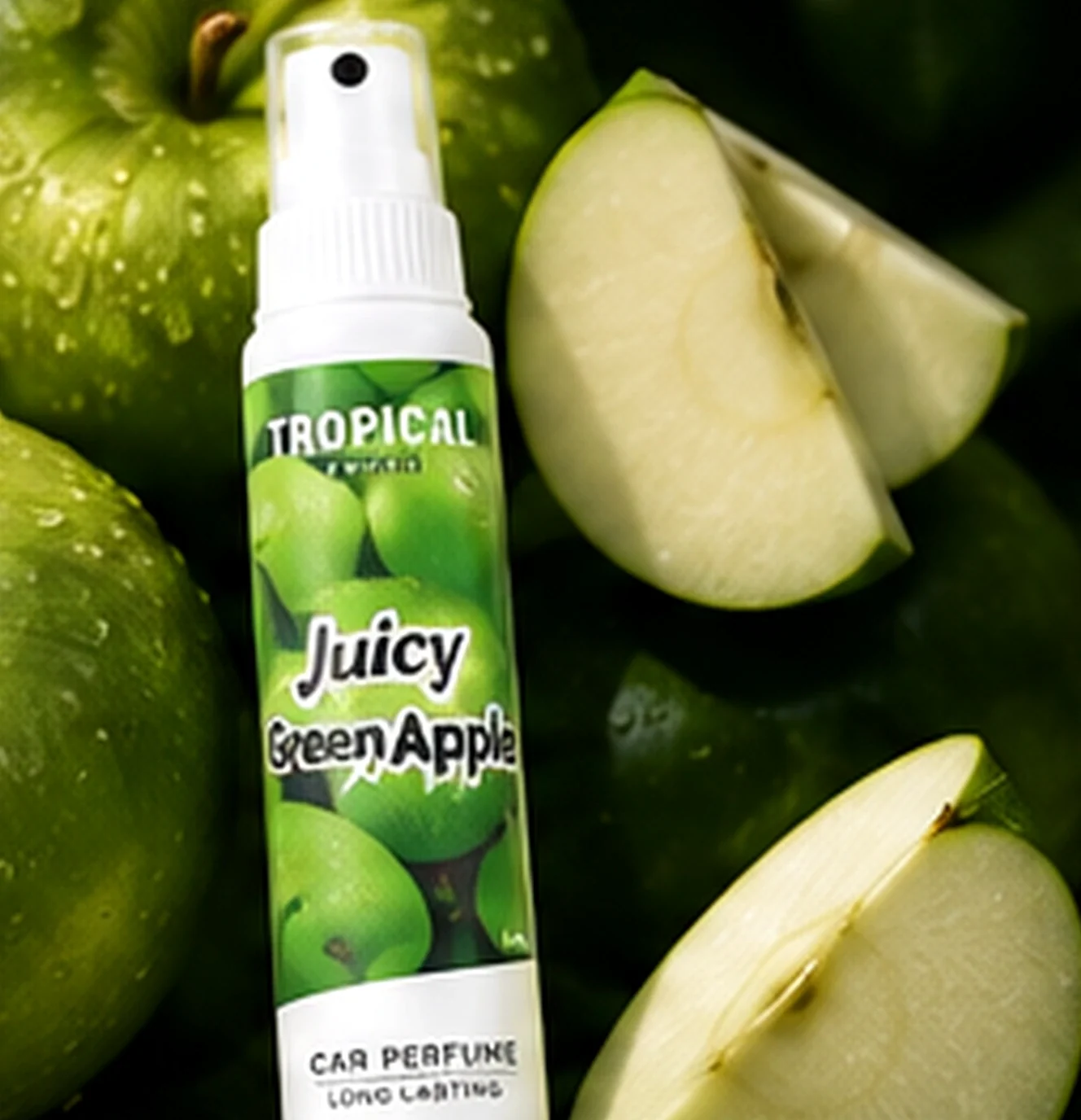 Juicy Green Apple frisse autogeur 60 ml met groene appels